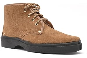Pecellin Peinado Bota de Campo - Zapato para Hombre - Botín Serraje - Calzado Básico con Cordones