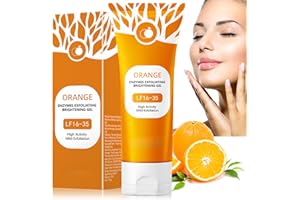 FRESFRESI Orange Peeling Gel - Deep Exfoliating Cleanser for Face and Body, Gentle yet Effective Radiant Skin Scrub with Orange Bubble Formula