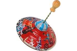 Freak Scene Giocattolo di Latta - Giocattolo d'Epoca - trottola - Grande