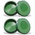 KINGTOP Golf Cup Cover for Backyard Practice Putting Green Hole, Golf Course Hole, Sturdy ABS Hole Cup Cover Fit USGA Regulation, 4-Pack
