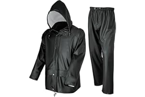 NAVIS MARINE Vêtements de pluie pour homme – Veste de travail extensible et confortable – Vêtements de pluie pour l'extérieur