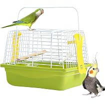 Gabbia Da Viaggio Pieghevole Per Uccelli E Piccoli Animali, Leggera E Portatile, Con Design Ventilato