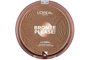 L'OREAL PARIS L'Oréal Paris Joli Bronze Terra Make Up Abbronzante Viso in Polvere, Texture Leggera, 04 Taormina, 18 g