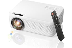 Mini projektor – ALLJOY video projektor Full HD 1080p, 300 ANSI 11500 lumenów 2,4 GHz/5 GHz WIFI 195", duży ekran, kompatybilny z kinem domowym