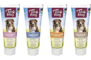 Tubi Dog Tubidog Leberwurst-Set Lachscreme Speckcreme Geflügelcreme