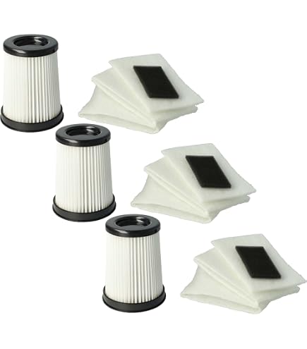 vhbw Set de filtros compatible con Dirt Devil PowerCyclone M2828-0, M2828-0S, M2828-1, M2828-2, M2828-3, M2828-3S, M2828-4, M2828-5, M2828-6, M2828-7