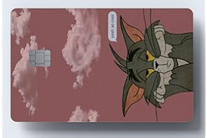 WORKIRAN Tom and Jerry Card Skin | Key Card, Debit Card, Credit Card Sticker | Covering & Personalizing Bank Card | No Bubble, Slim, Waterproof Card Cover