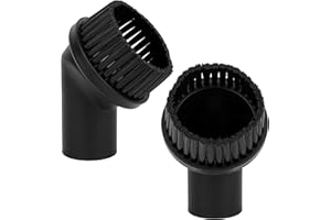 ELALOVE 2 Stück Staubsauger Bürste, Hochwertiger Staubpinsel, Universal Staubsauger Aufsatz, passend für Alle Marken Staubsauger Zubehör