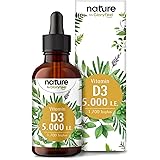 Vitamin D3 - Laborgeprüfte 5000 I.E. pro Tropfen - 50ml (1700 Tropfen) - Höchste Stabilität: Premium Lanolin in MCT-Öl aus Ko