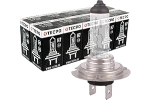 ‎TECPO TECPO 10x H7 Halogen Lampe 12V 55W PX26d Autolampe Scheinwerfer Lampe Ersatzlampen Abblendlicht Fernlicht Nebellicht Glühbirne