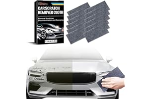 KORSAOT 12 pièces en tissu Nano Sparkle élimine les rayures et les taches, Nano Sparkle Cloth pour restaurer la brillance de la peinture pour tous les véhicules