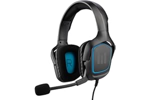 INDECA BUSINESS GX20 Cascos gamer compatibles con PS5, PS4, Xbox, Switch, PC y Mac | Headset gaming: auriculares ergonómicos con sonido estéreo y micrófono | Cable 1,5 metros con entrada minijack de 3.5mm