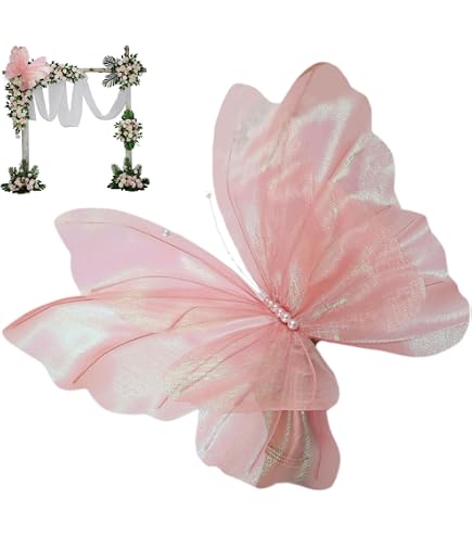 12 farfalle di piume da 3 pollici, decorazioni per matrimoni
