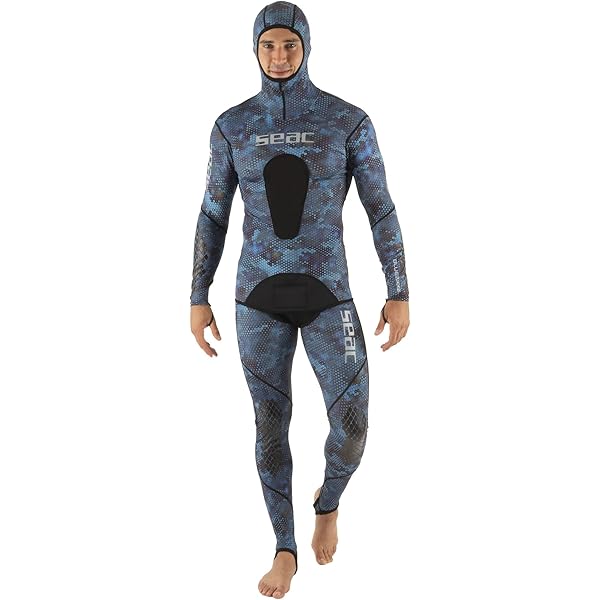Muta Giacca Uomo Mares 3mm - Neoprene, Design Mimetico, Per Immersioni E Snorkeling
