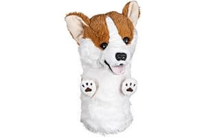 DAPHNE'S HEADCOVERS Corgi da Daphne Novelty Golf Driver Headcover