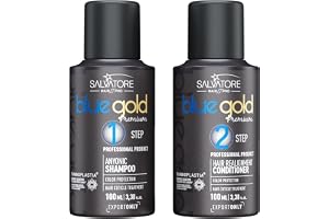 Salvatore Premium Blue Gold Premium 2 x 100 ml pack, hårrätning