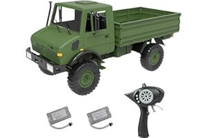 Mostop RC Crawler 1/12 4WD Truck Kletterfahrzeug Militär Truck Spielzeug für Kinder Erwachsene, Throttle & Steering Control RC LKW Truck 2.4Ghz Remote Control Kinder RC Auto für Kinder