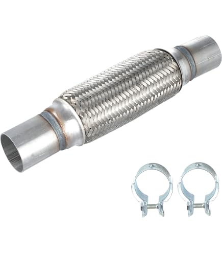 X AUTOHAUX Chaleur Resistant Exhaust Tube Flexible Entrée X AUTOHAUX Chaleur Resistant Exhaust Tube Flexible Entrée