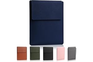 HexinYigjly Custodia per Laptop 13,3-14", Custodia Imbottita per Laptop, Borsa Sottile e Versatile per Laptop Compatibile con Laptop 2022 Pro 14"/2015 Pro 13,3"/2015 Air 13,3" (Blu Reale)