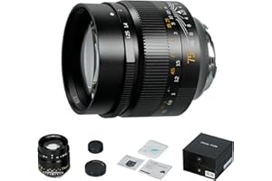 7artisans Stały obiektyw bezlusterkowy 75 mm F1.25 do aparatów Leica M-M, M240, M3, M6, M7, M8, M9, M9p, M10 (główny)