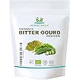 Herbal Magic's Organic Bitter Gourd Powder-Great Green Vegetable-Also Known as Karela, Bitter Melon,Balsam-pear. Free from Fillers & Preservatives- of&G UK Organic Certified 1x200g Pack