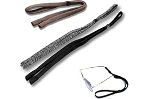 dynamoll Pack 3 Correas para Gafas, Cordones para Gafas de Sol Ajustable Antideslizante con Hebilla, Graduadas o de Lectura, Cordones para tus Lentes, Sujeta Gafas