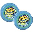 Hubba Bubba Sour Blue Raspberry Bubble Tape Pack of 2 Pouch, 2 x 56 g