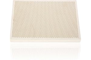 DAUERHAFT Ceramic Honeycomb Soldering Board,High Quality Energy Saving Heating Up Fast,Jewelry Heating Paint Printing Drying Tool Plate