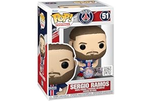 Funko Pop Football: PSG - Sergio Ramos - Paris Saint-Germain - Figurine en Vinyle à Collectionner - Idée de Cadeau - Produits Officiels - Jouets pour les Enfants et Adultes - Sports Fans