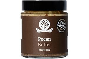 Nutural World - Crunchy Pecan Nut Butter (170g) Great Taste Award winner - Pure 100% single ingredient