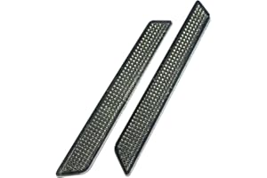 HDBUBALUS Motorrad-Reflektoren, Satteltasche, Riegel, passend für Harley Touring Street Glide Electra Glide Road Glide Road King Ultra Limited 2014–2020, Rauchgrau