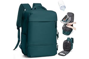 SZLX Zaino Ryanair 40x30x20 Sottovuoto Zaino da Viaggio 40x20x25 Ryanair Wizzair Donna da escursionismo impermeabile Zaino Casual Laptop da 14 Pollici con porta di ricarica USB Scomparto per Scarpe