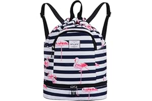 HAWEE Sportivo Zaino con Coulisse Grande Impermeabile Coulisse Borsa da Palestra Coulisse Sacca con Tasca Interna Unisex per Vita Quotidiana Scuola Sport All'aperto Tempo Yoga Libero Spiaggia Nuoto