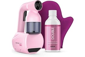 MineTan Bronce Babe Personal Spray Tan Kit - Rosa- Portátil, Casa Spray Tan Máquina Con Spray Tan Solución