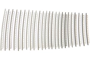 LIEBEWH Set di 24 Fili per Tasti per Chitarra 2.7mm Acciaio Inossidabile Sostituzione del Filo per Tasti con Bel Colore un Tono Brillante per Lavori di Riparazione della Chitarra