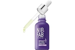 NIP & FAB Nip + Fab Retinol Fix Booster Extreme 0.3%, Siero con Retinolo e Aloe Vera, Siero Antirughe, Primi Segni di Invecchiamento, Siero Anti-Aging, 30 ml