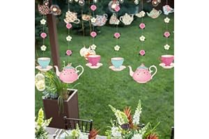 JeVenis Tea Party Decorations Afternoon Tea Party Decorations Afternoon Tea Party Favours Afternoon Tea Party Ideas Afternoon Tea Party Supplies Afternoon Tea Party Accessories