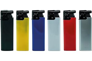 6er Set Feuerzeuge nachfüllbar – Sturmfeuerzeug Jetflamme, Feuerzeug Jetflame, Jetflamme Feuerzeug, Sturmfeuerzeug Gas | VZL Premium Qualität (Farbmix)