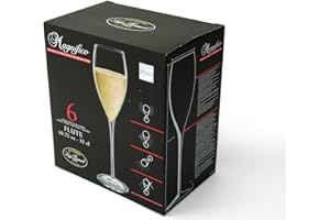 Luigi Bormioli Magnifico Champagne Flute Glass (Set of 6)