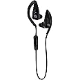 Yurbuds Liberty 100 Wireless Bluetooth Sweat Proof Behind-the-Ear Hook Sport Earphones Headphones Compatible with Smartphones, Tablets and MP3 Devices - Black