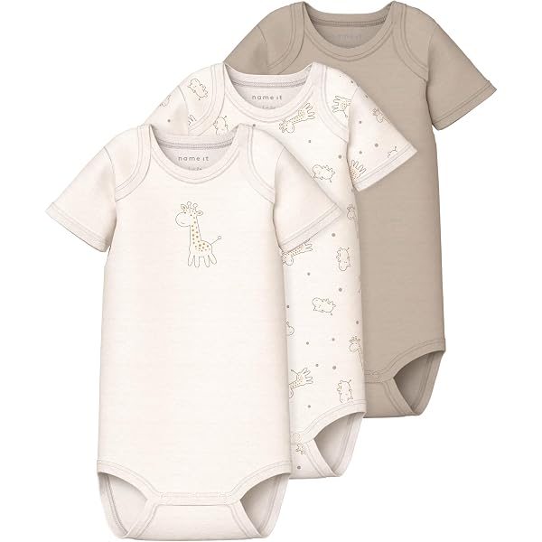 Name It Body Manica Lunga 3 Pezzi Unisex Neonato – Jet Stream Bear Noos – Morbido E Con Stampa Orso - 5