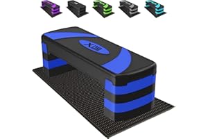 ‎XN8 SPORTS XN8 Aerobic Steppbrett Höhenverstellbarer Stepper mit 4 Stufen 10cm,15cm,20cm,25cm Stepbench kompaktes Trainingsgerät für Gymnastik,Fitness,Workouts