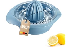 Westmark Presse-Orange/Citron/lemon avec Récipient, Diamètre : 18,7 cm, Capacité : 0,5 L, Plastique, Limetta, Bleu, 3091227B