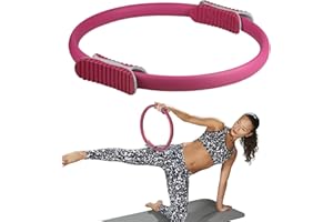 Anloximt Anillo Pilates | Cuerpo portátil,Accesorios Pilates para rehabilitación quirúrgica y excelente Herramienta para corrección Postura Yoga