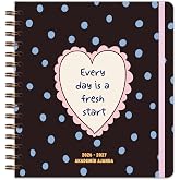 Matt Notebook 2026-2027 Akademik Kare Ajanda Spiralli - 17 Aylık Kalp