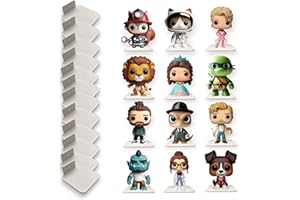 Tres Aristas - Pack 12 Soportes de Pared para Figuras y Miniaturas - Expositor para Colecciones - Estantes Flotantes de Fácil Instalación - Ideal para Exhibir Figuras de Colección (Pack 12 Unidades)