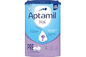 ‎APTAMIL Aptamil HA PRE – Anfangsmilch von Geburt an, Mit DHA, Nur Laktose, Ohne Palmöl, Babynahrung, Milchpulver, 1x 800 g