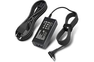 SIKER Cargador Firewire, HP Portátil 45W, 19.5V 2.31A Adaptador Alimentación de Cable para HP Pavilion X360 11 13 15 741727-001, Universal Stream ProBook EliteBook