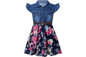 Agoky Mädchen Kleidung Set Langarm/Kurzarm T-Shirt Top und Rock Polka Dots Mini Faltenrock Kinder Prinzessin Partykleid Geburtstag Einschulung Geschenk gr.92-134