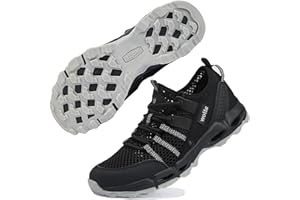 Wanderschuhe Damen Trekkingschuhe Leicht rutschfeste Outdoor-Sportschuhe Atmungsaktive Mesh Sommer Fahrradschuhe Wasserschuhe Größe 36-44 EU